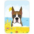 Carolines Treasures Boxer Summer Beach Mouse Pad- Hot Pad or Trivet BB2091MP